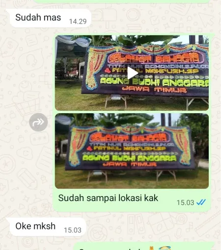 Pengiriman Papan Bunga Samosir